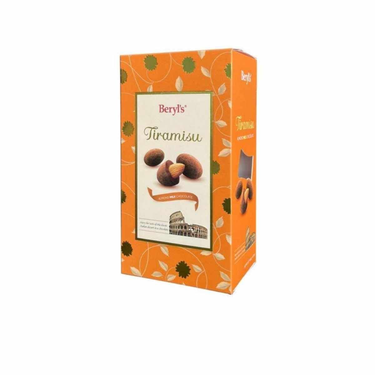  Sô cô la hạnh nhân tiramisu vị sữa phô mai Beryls hộp 100 g 