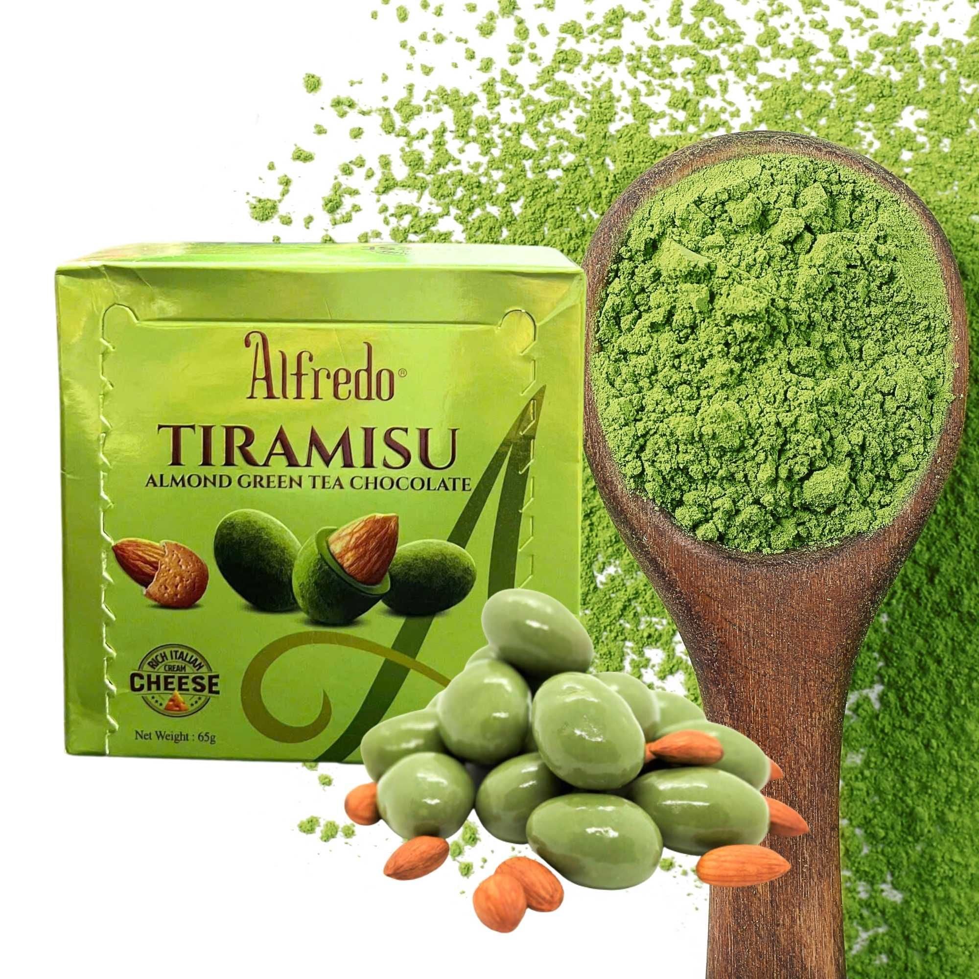  Sô cô la trà xanh hạnh nhân Alfredo tiramisu cheese 65 g 