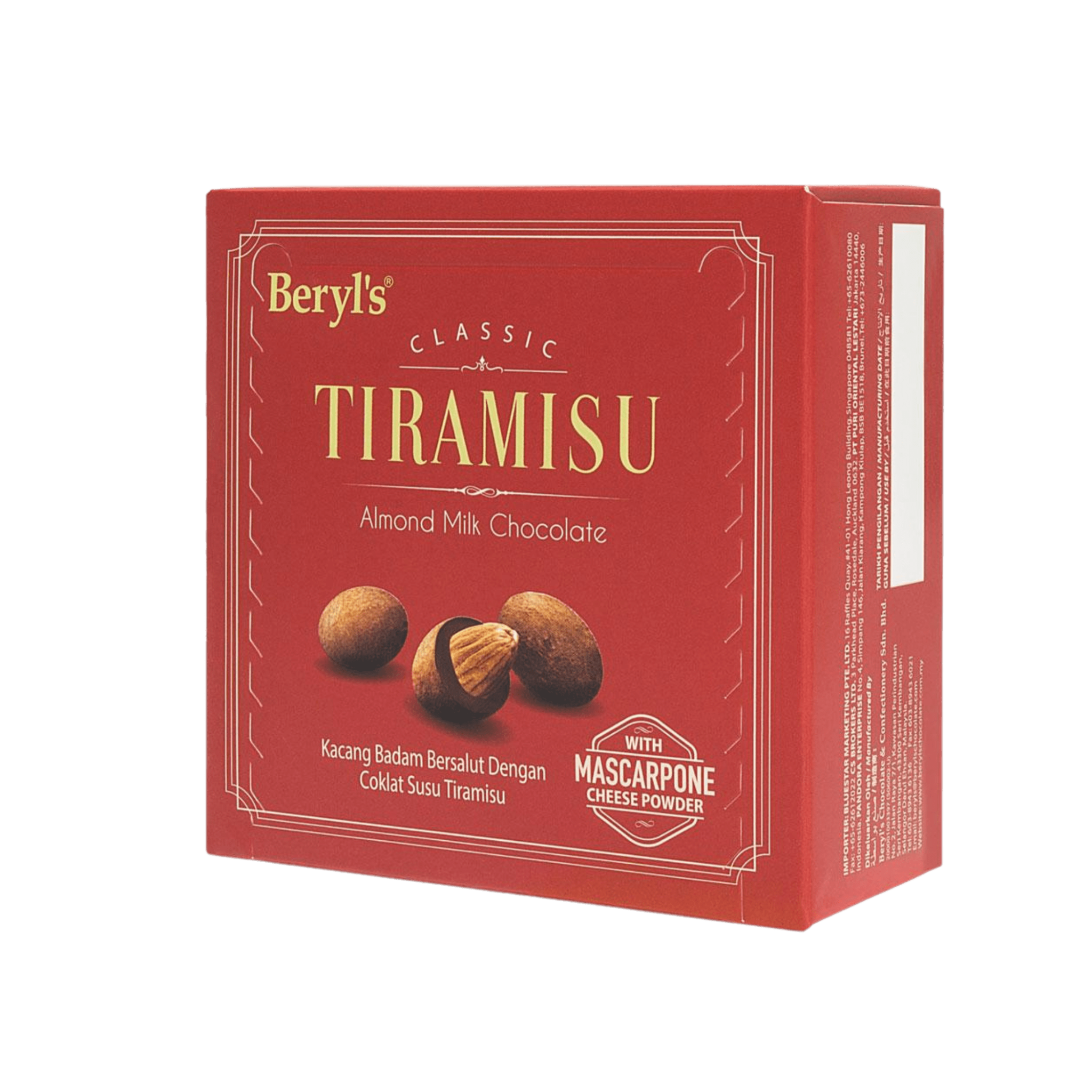  Socola sữa hạnh nhân tiramisu Beryls (65G) 