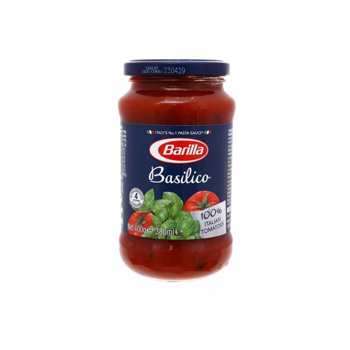  Sốt Barilla Basilico hũ 400 g 