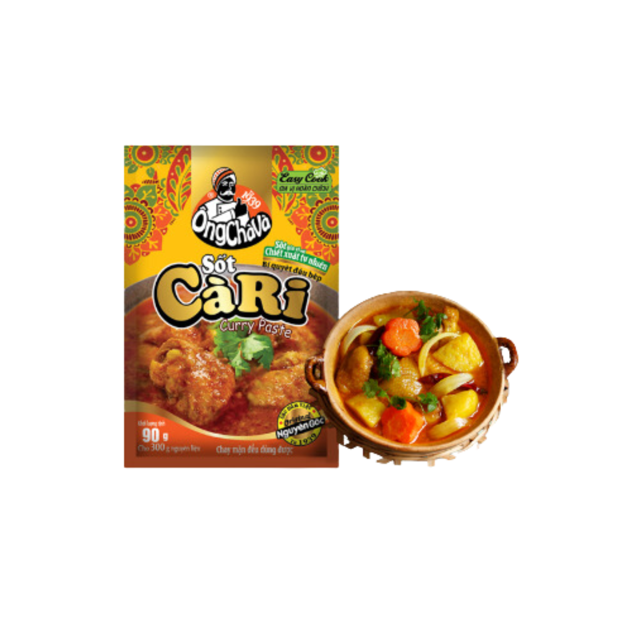  Sốt cà ri Ông Chà Và 90gr 