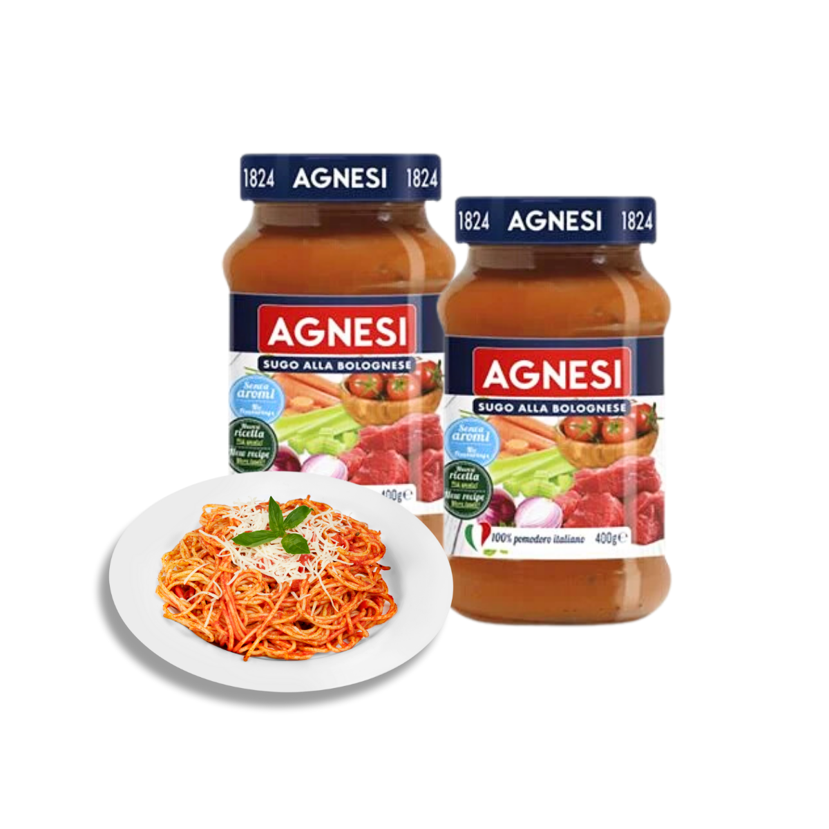  Sốt mì ý bò bằm Borognese Ý Agnesi 400 g (I0002108) 