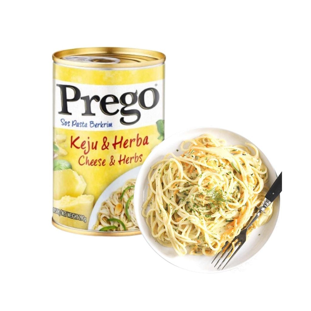  Sốt Mì Ý Phô Mai & Thảo Mộc Prego 