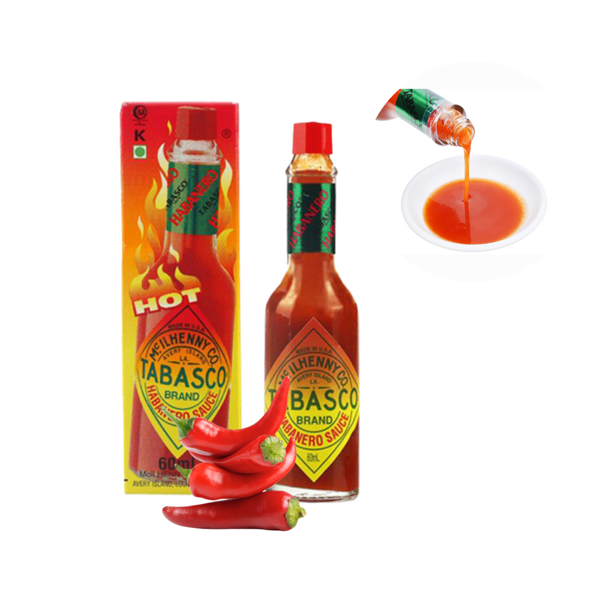  Sốt ớt Habanero Tabasco 60 ml (I0002107) 