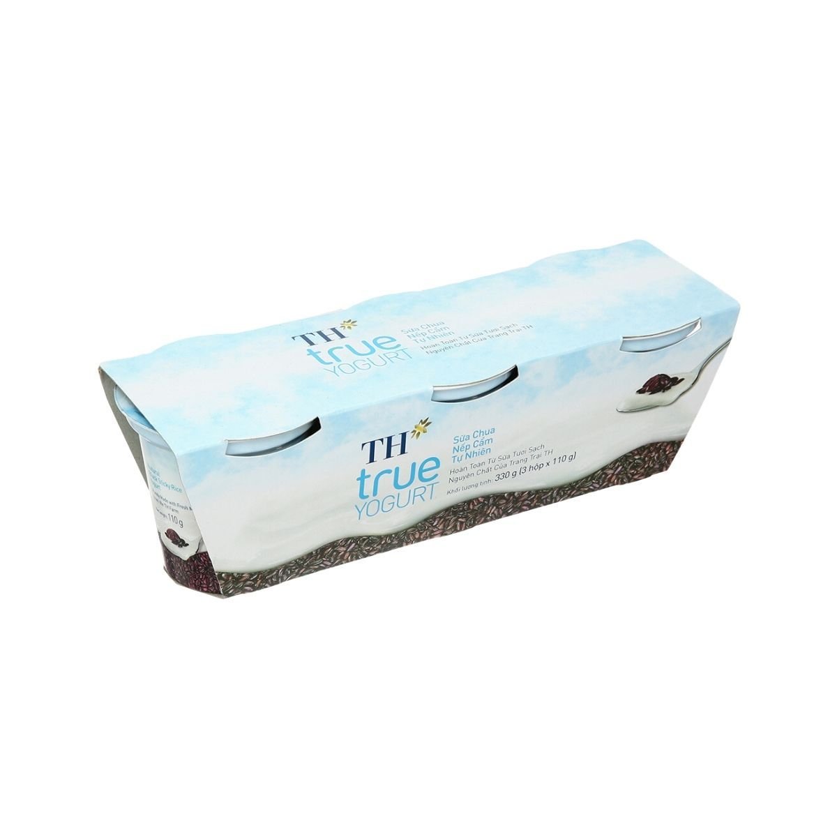  Sữa chua ăn nếp cẩm TH True Milk 3*110 g (I0012308) 