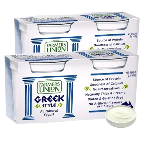 Sữa chua nguyên chất Hy Lạp Greek Farmers Union 2*280 g (I0004240)