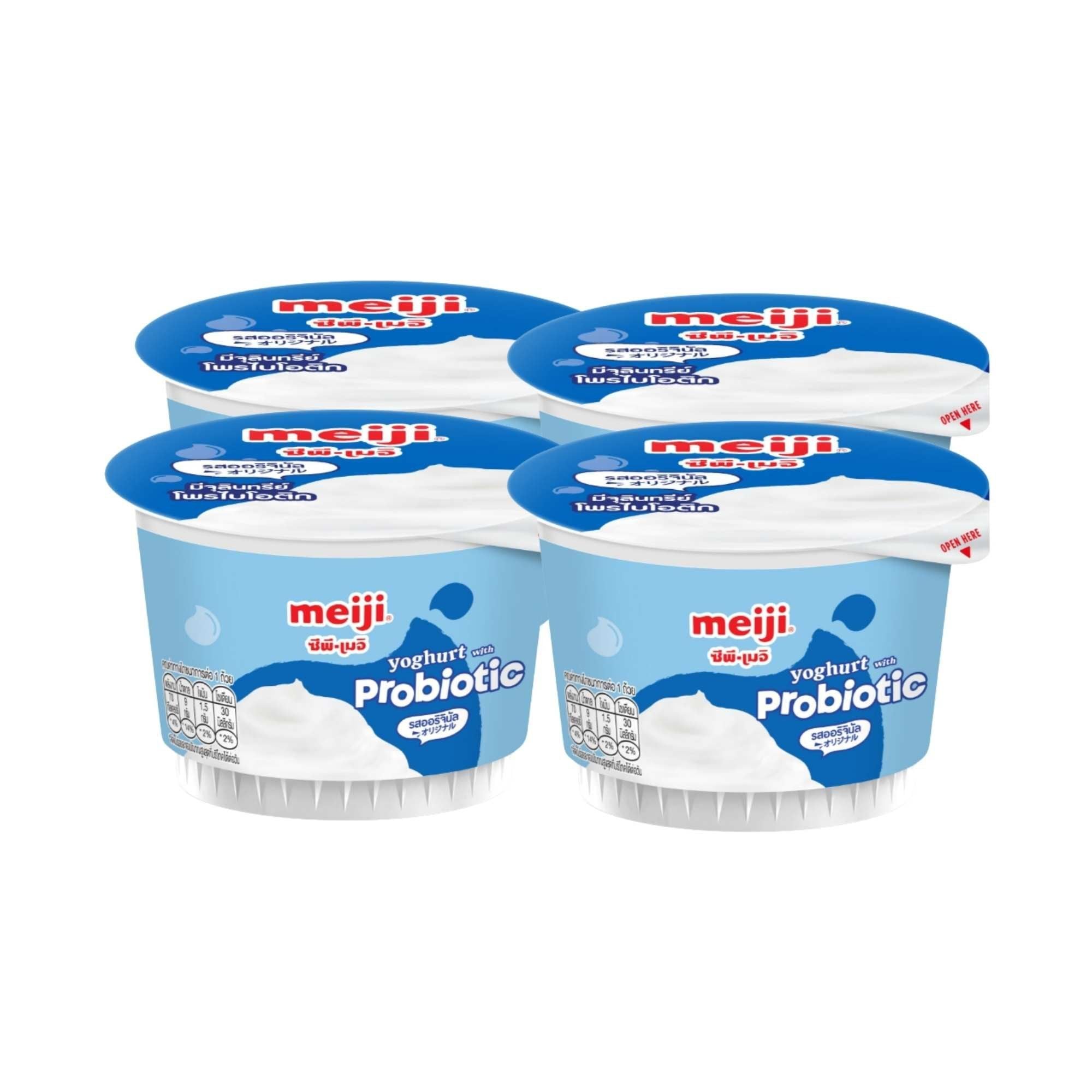  Sữa chua nguyên chất Meiji 360 g (4 hộp/lốc) (I0004266) 