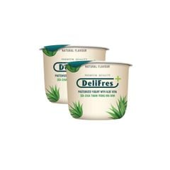 Sữa chua thanh trùng vị nha đam Delifres+ 4*80 g