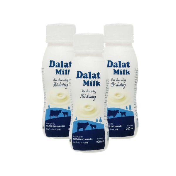 Sữa chua uống có đường Dalat Milk 200 ml (I0004293)