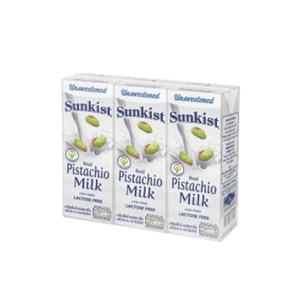 Sữa hạt dẻ cười Sunkist không đường 3*180 ml