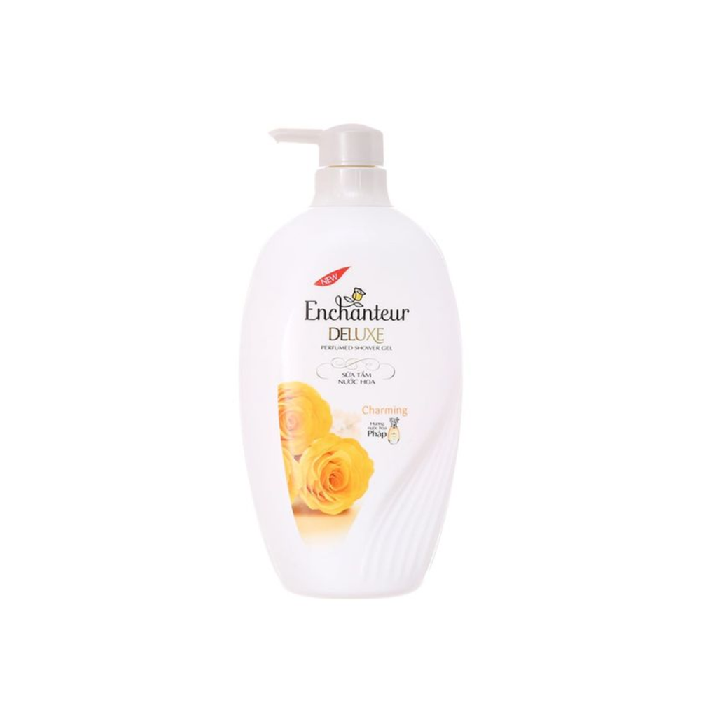  sữa tắm dưỡng trắng Enchanteur có hạt Charming 650 g (I0015984) 