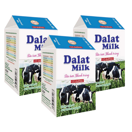 Sữa tươi thanh trùng có đường Dalat Milk 450 ml (I0004181)