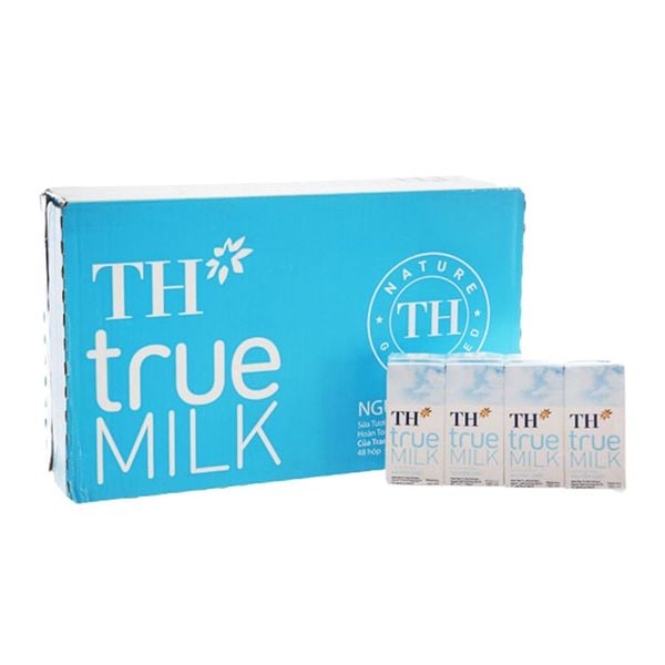 Sữa tươi tiệt trùng nguyên chất không đường TH True Milk