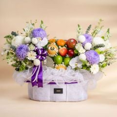Sympathy Flower Basket giỏ đám tang tại Farmers Market