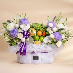 Sympathy Flower Basket G03005 Farmers Market