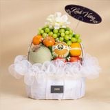  Giỏ Trái Cây Tone Trắng Tinh Tế 