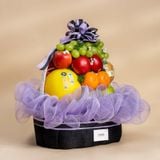  Giỏ Trái Cây Tone Đen Tím Thanh Lịch 