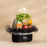  Giỏ Trái Cây Tone Đen Tinh Tế 