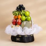  Giỏ Trái Cây Tone Trắng Đen Thanh Lịch 