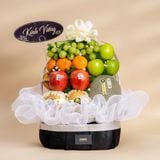  Giỏ Trái Cây Tone Trắng Đen Thanh Lịch 