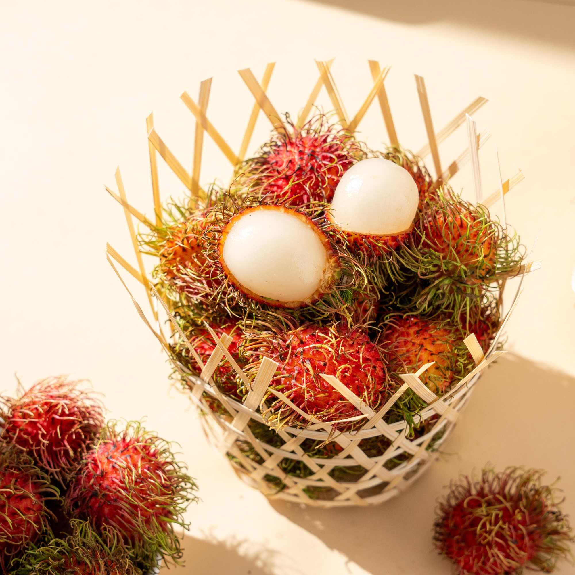  Túi Tre Đan Chôm Chôm Giống Thái 