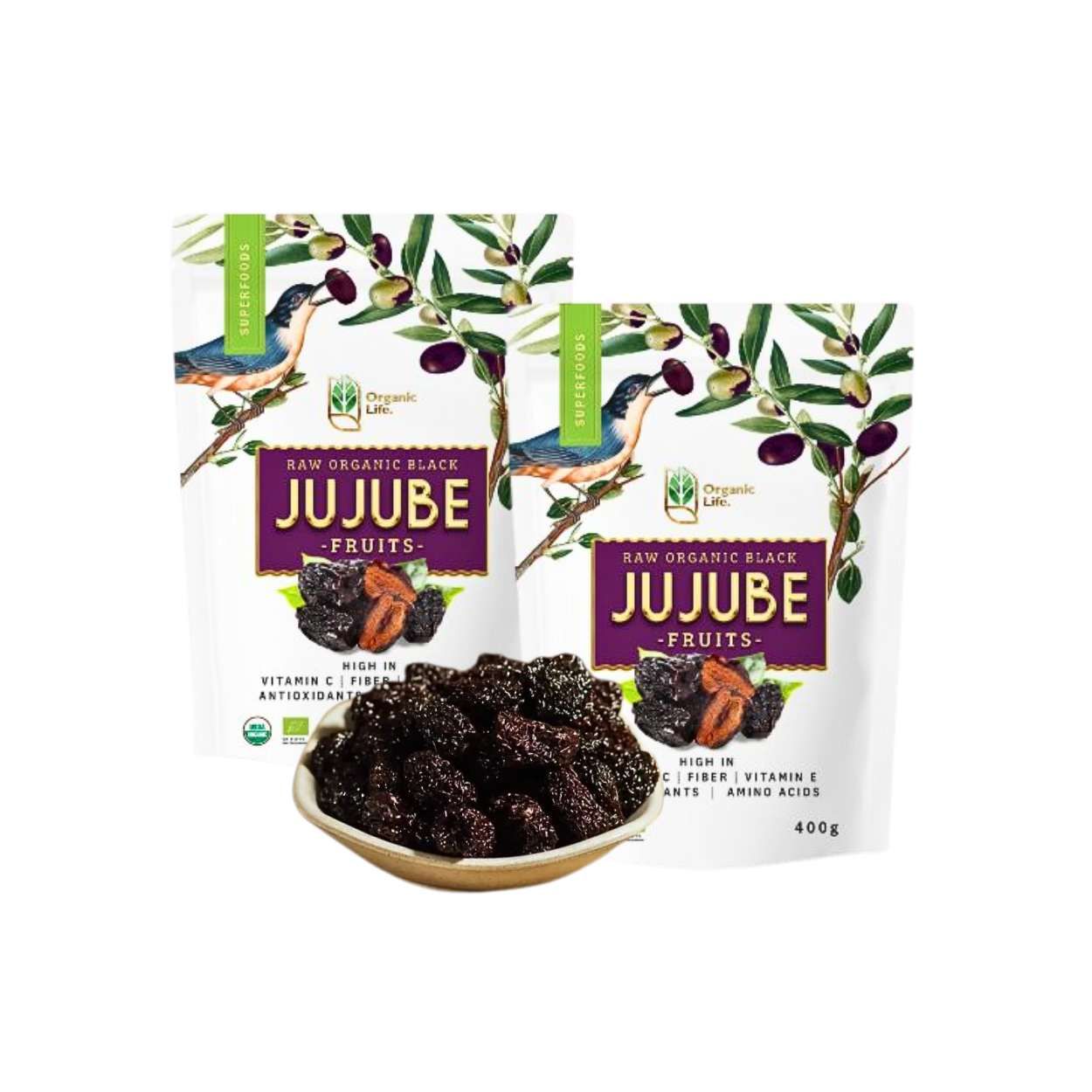  Táo đen hữu cơ Organic Life 400 g (I0021242) 