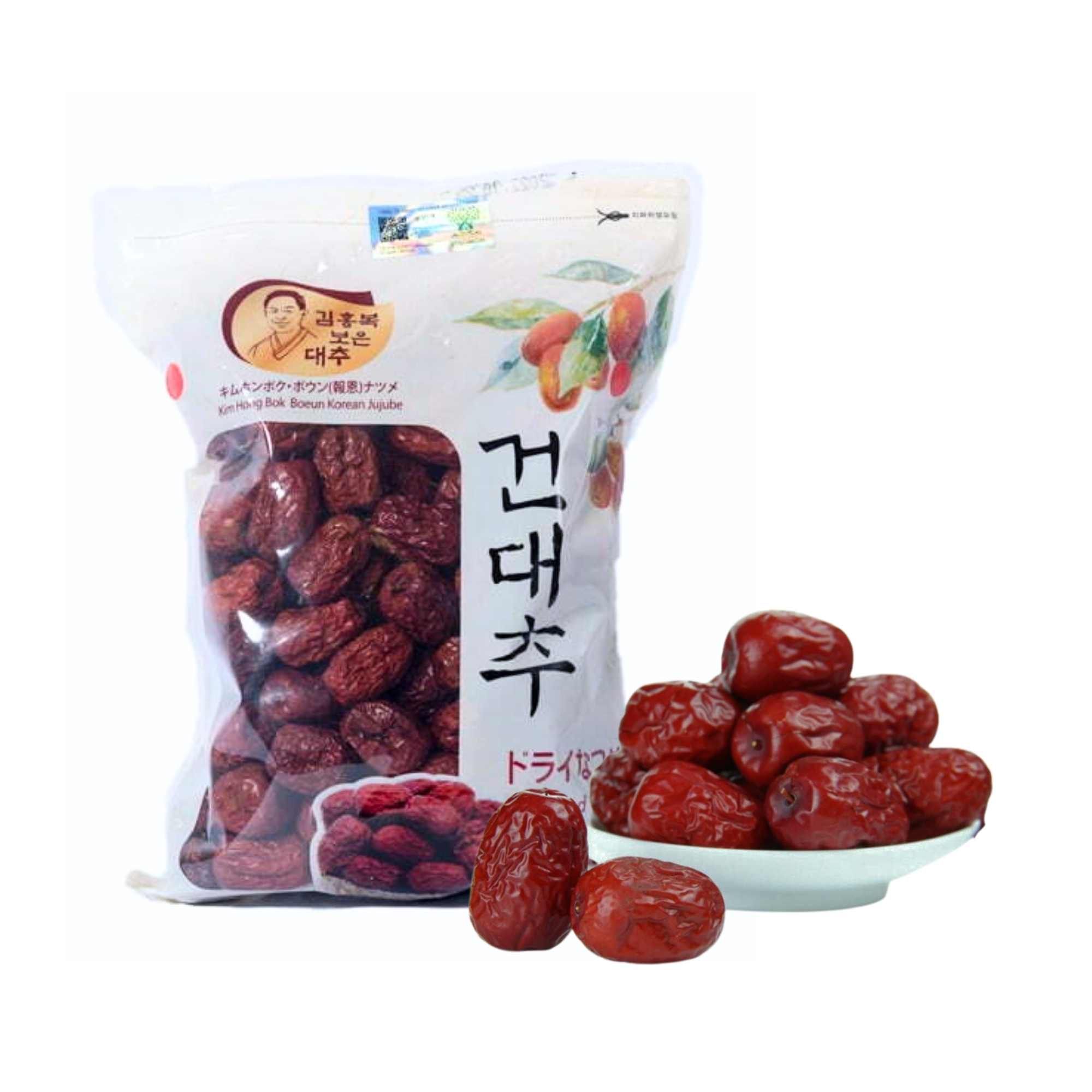  Táo đỏ sấy khô Hàn Quốc Boeun Jujube 500 g (I0001128) 