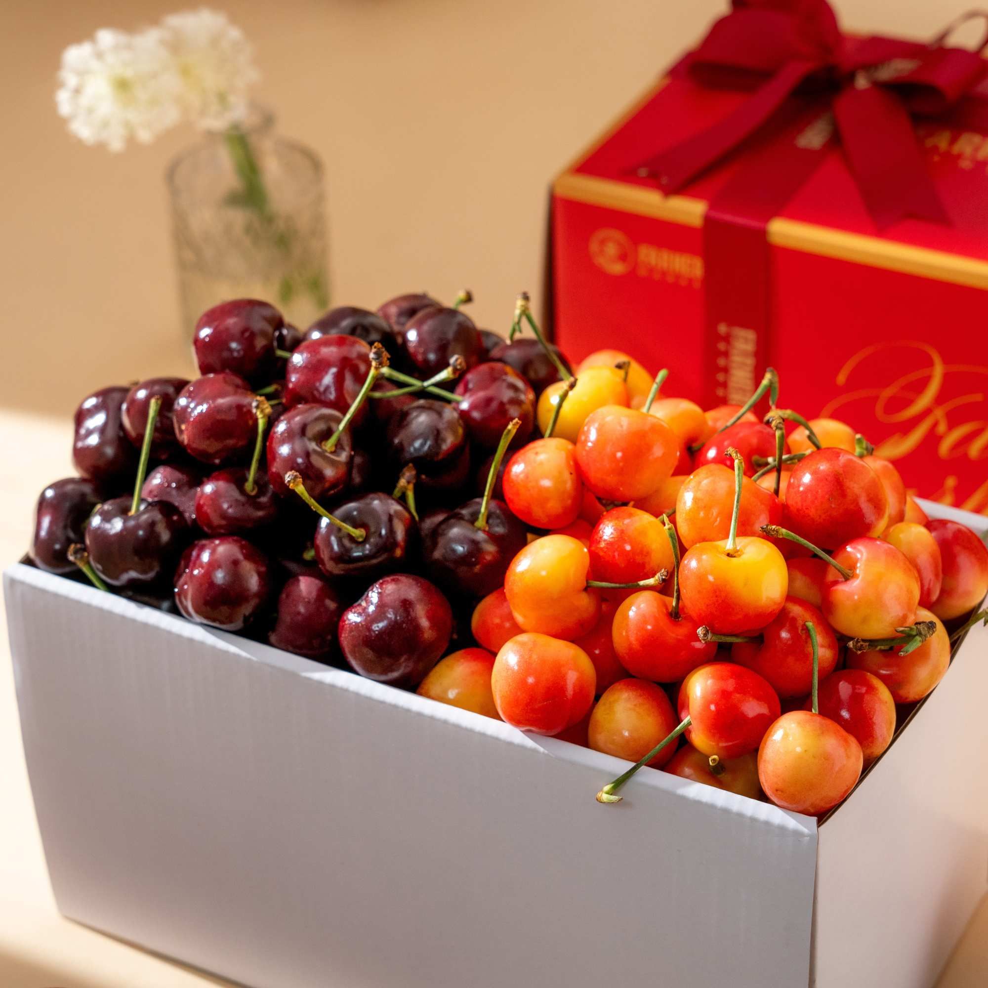  Thùng Cherry Đỏ Và Vàng 2Kg 