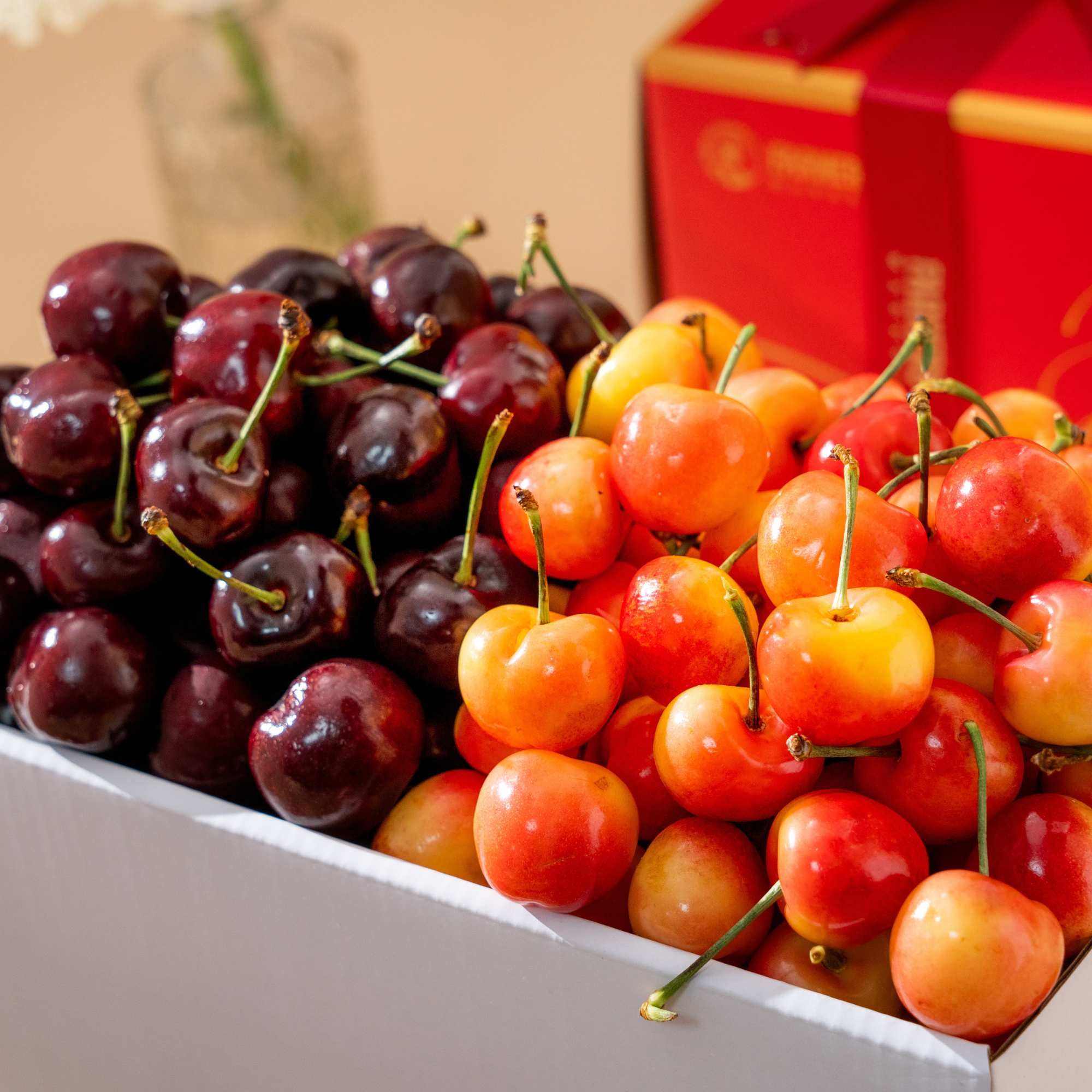  Thùng Cherry Đỏ Và Vàng 2Kg 