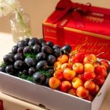 Thùng Cherry Vàng Và Nho Đen 1Kg 
