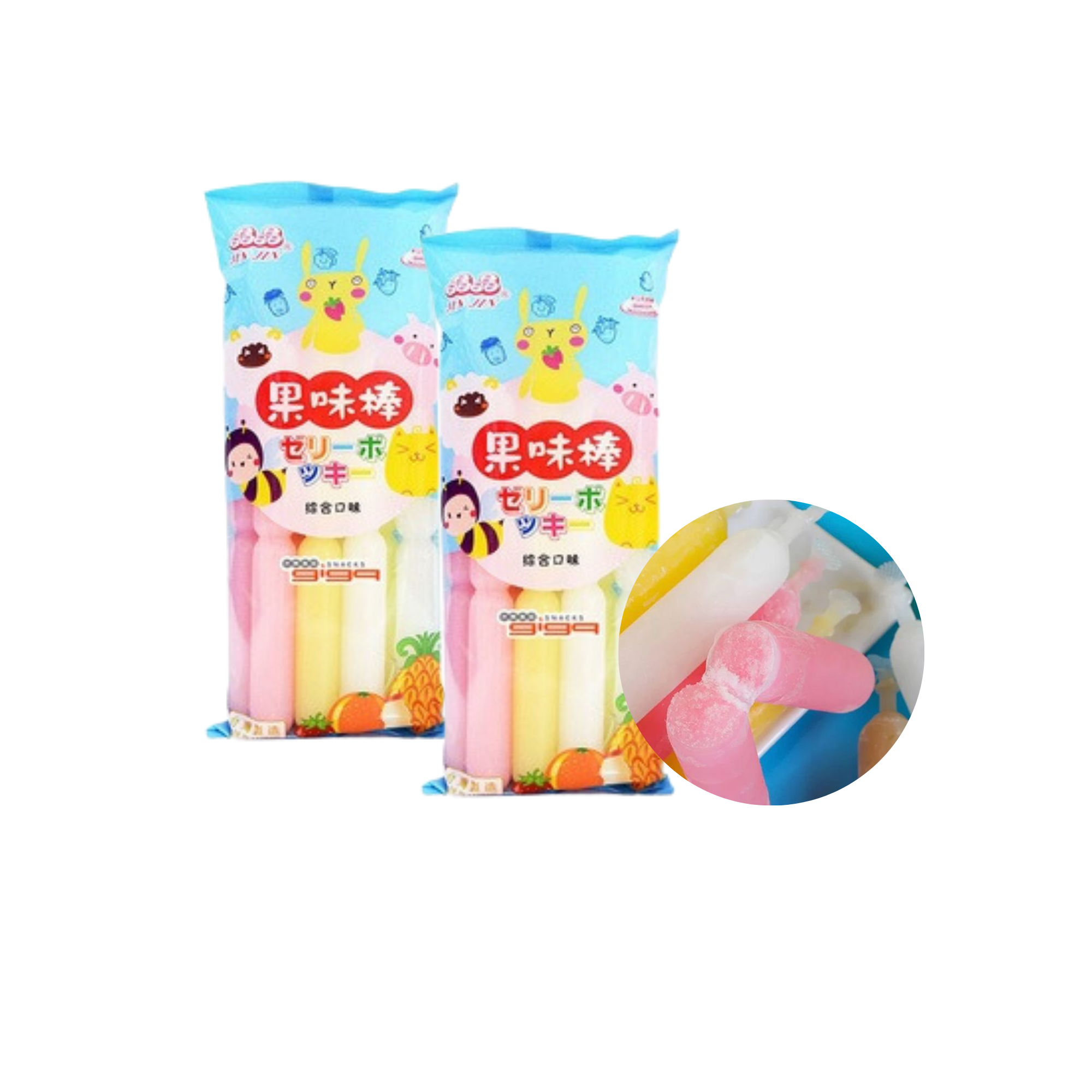  Thạch rau câu vị trái cây Jin Jin Ice Pop 680G 