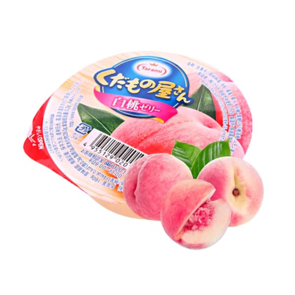 Thạch trái cây tươi vị đào Tarami 160 g (I0000489)