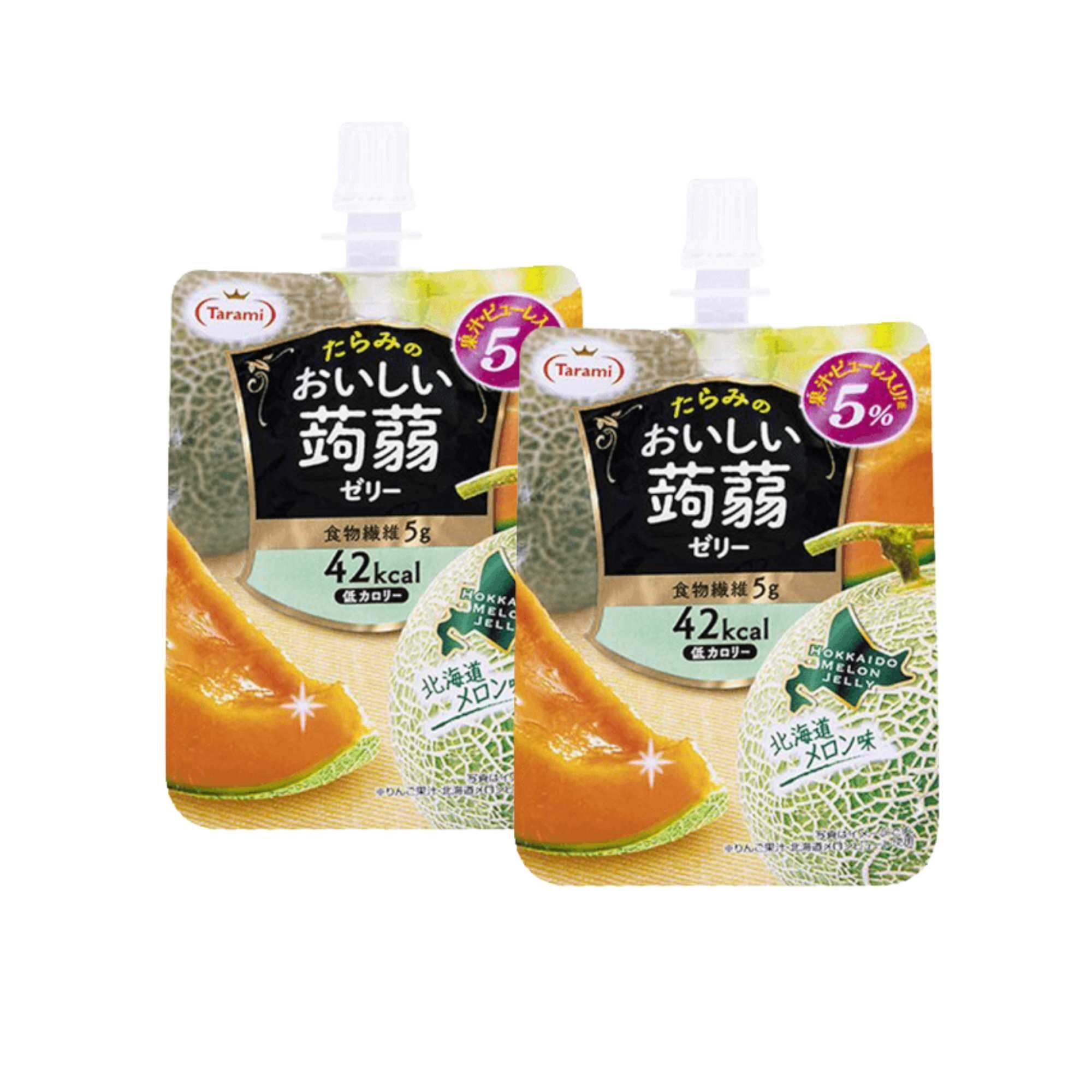  [Combo 2 Túi] Thạch túi Tarami vị dưa lưới 150 g 