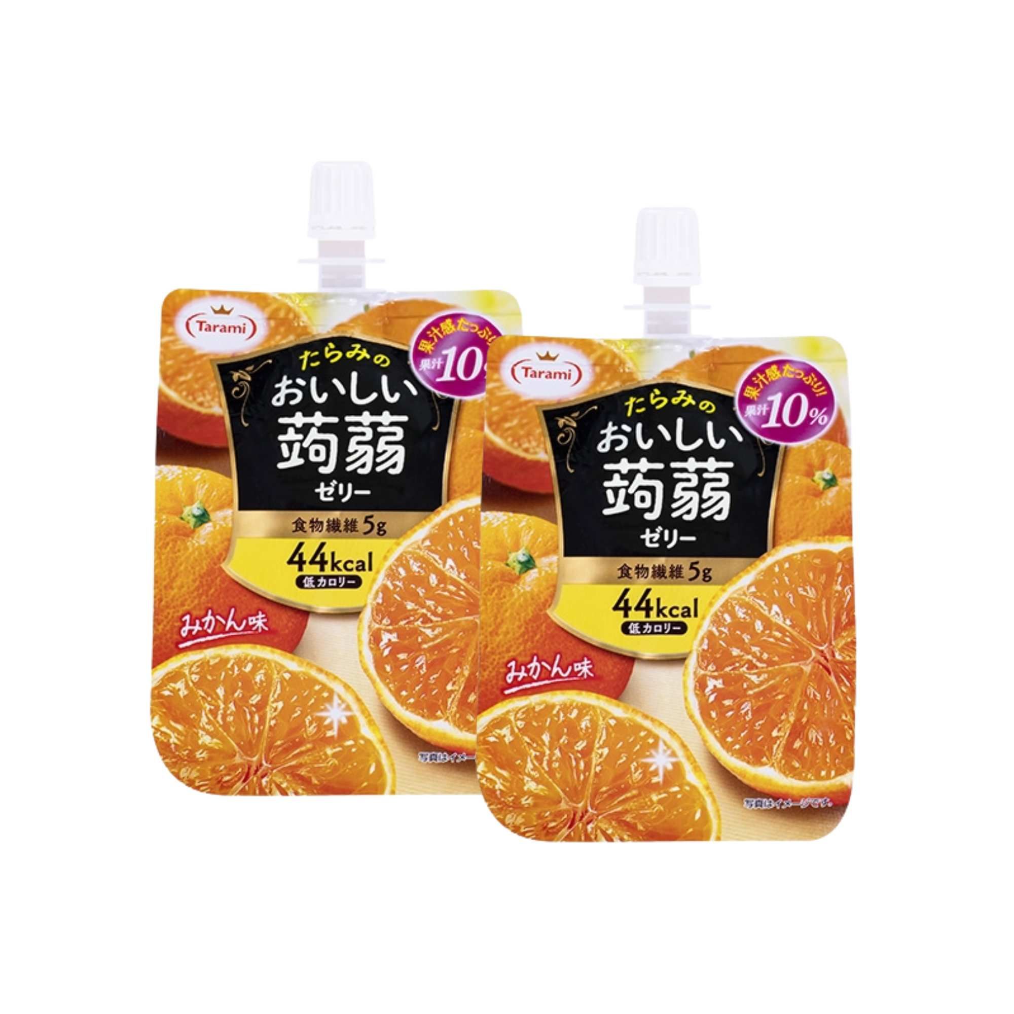  [Combo 2 Túi] Thạch túi Tarami vị quýt 150 g 