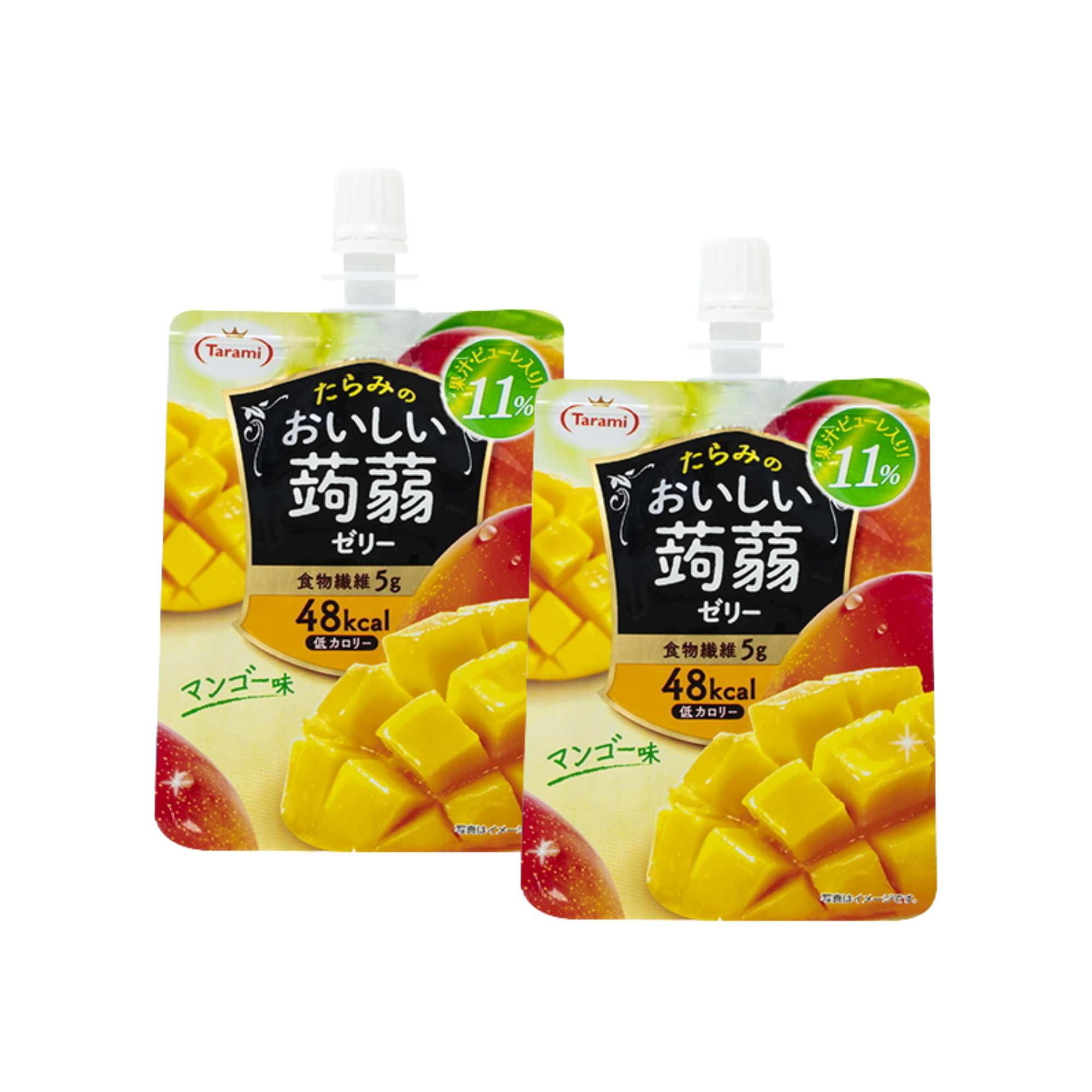  [Combo 2 Túi] Thạch túi Tarami vị xoài 150 g 