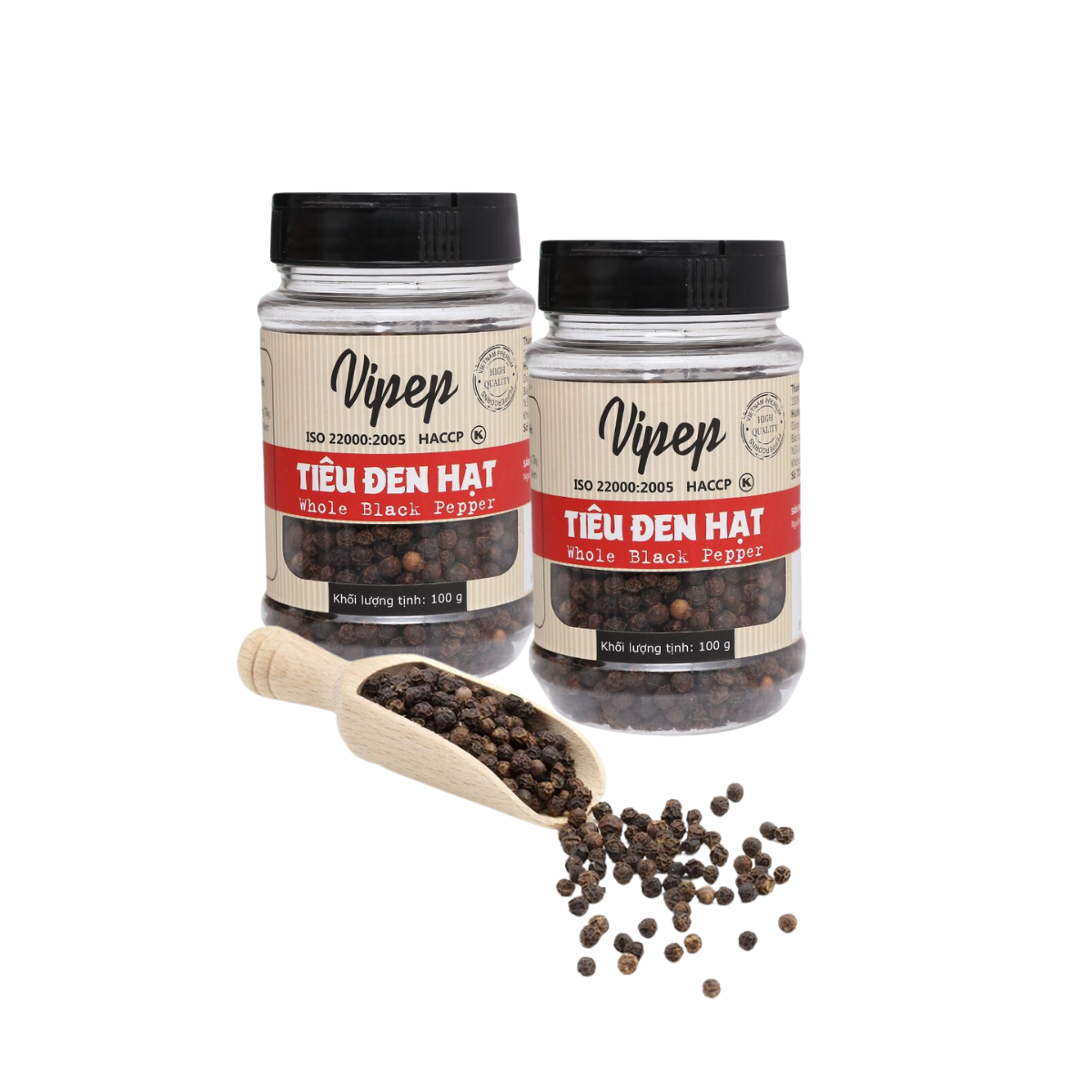  Tiêu đen hạt Vipep 100 g (I0001823) 