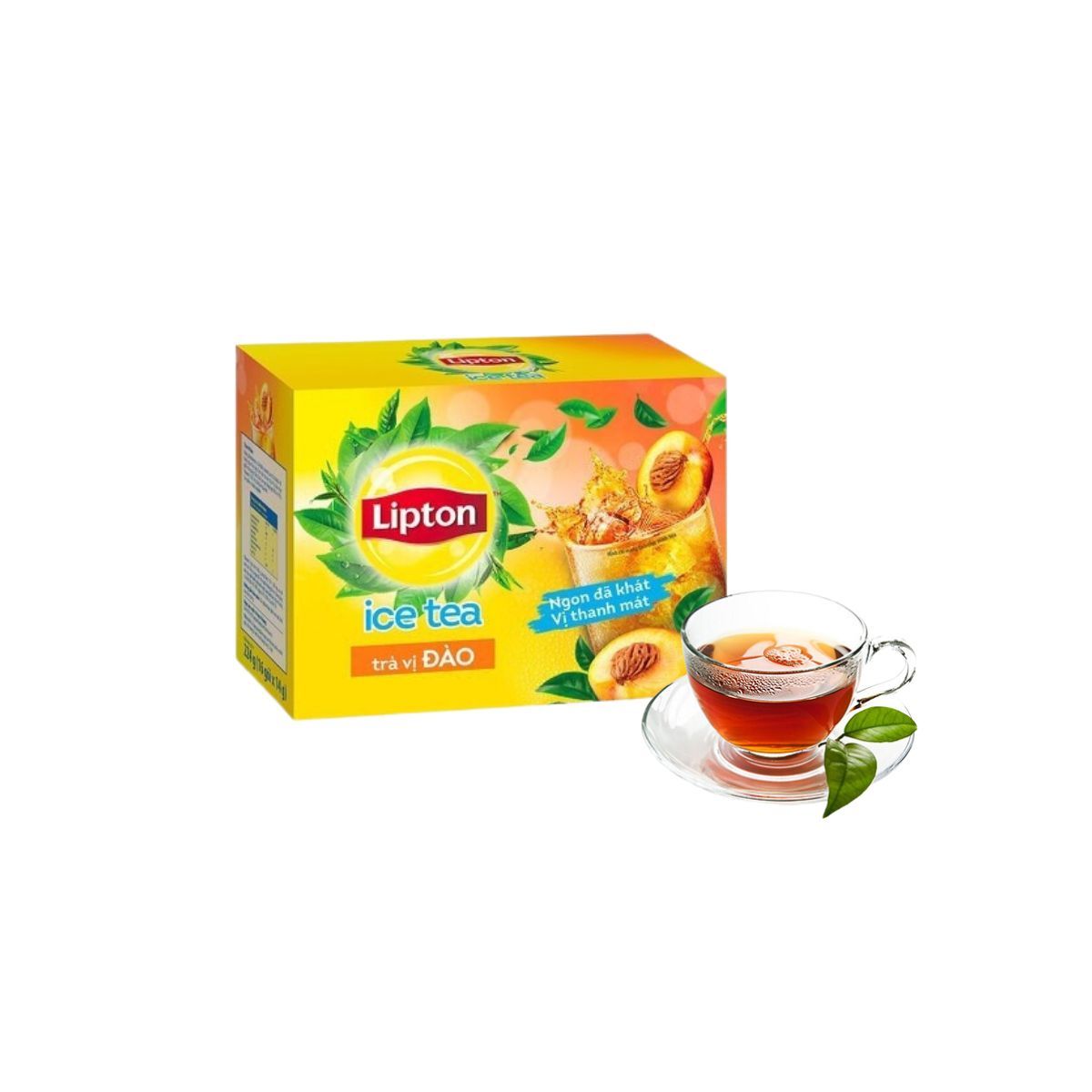  Trà Lipton ice tea đào 16x14 g (I0010661) 