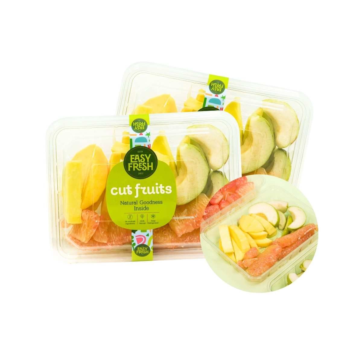  Trái cây cắt sẵn mix bưởi, xoài, ổi Easy Fresh 500G (I0020823) 