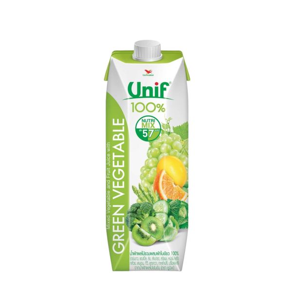 Nước ép hỗn hợp các loại rau củ quả xanh Green Vegetable Unif 1 lít (I0002251)