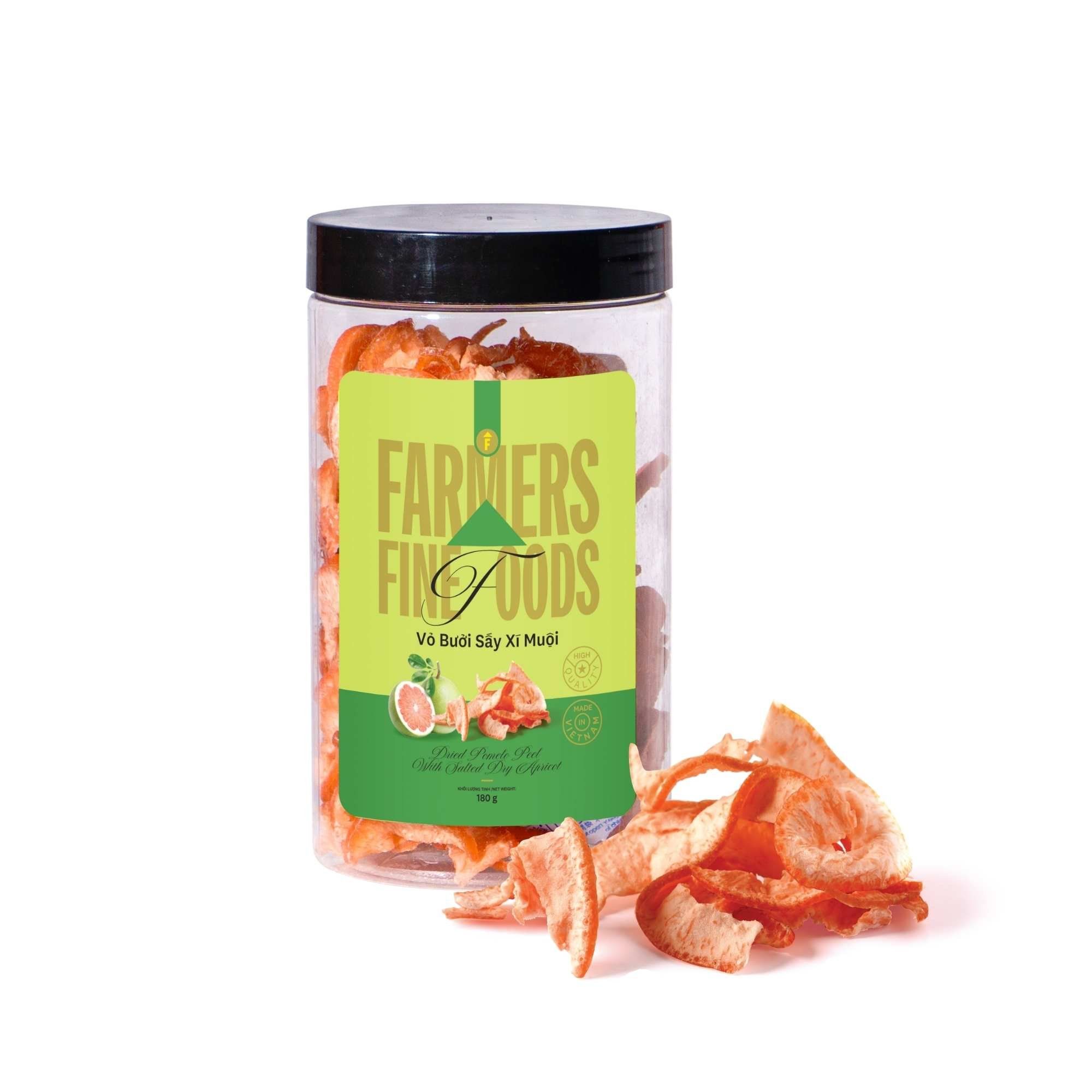  Vỏ bưởi sấy xí muội Farmers Fine Foods 180 g 