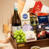  Wine Feast Wooden Tray / Khay Gỗ Nhâm Nhi Và Rượu Vang Đỏ Cao Cấp 