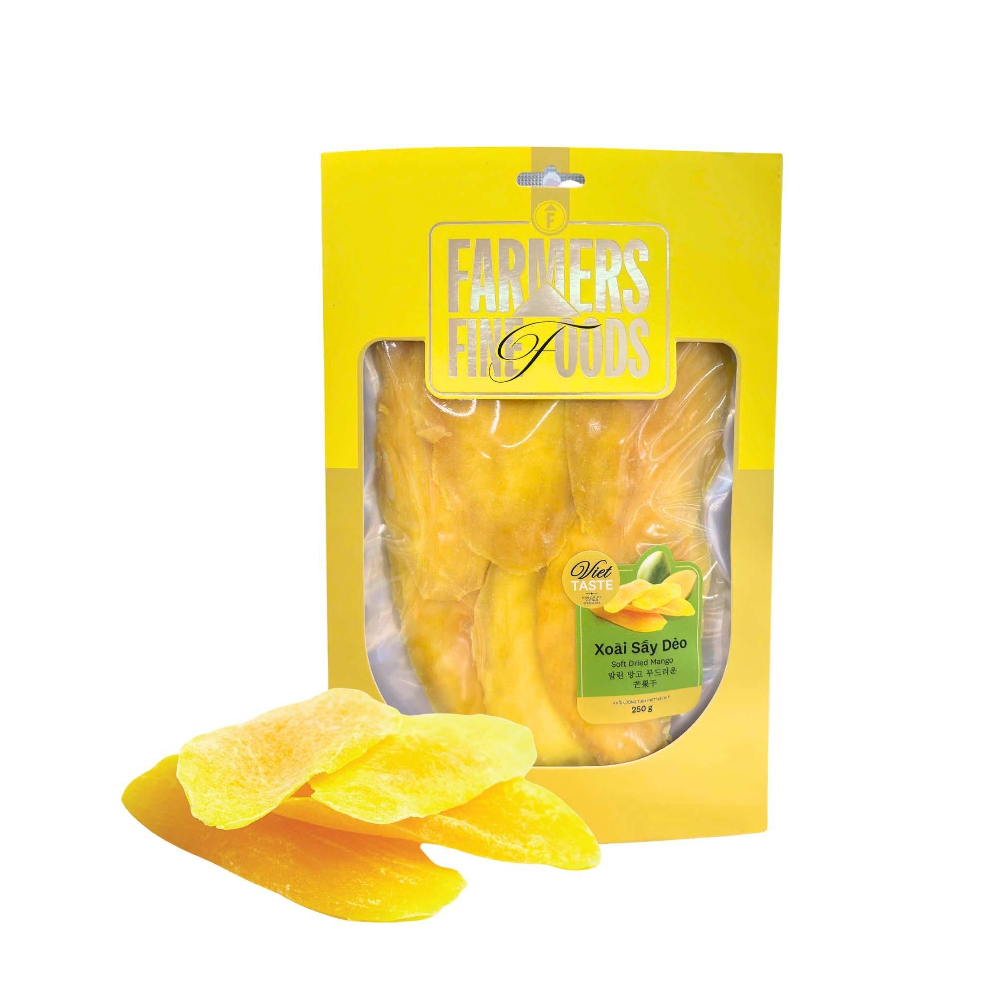  Xoài sấy dẻo xếp lớp Farmers Fine Foods túi 250 g 