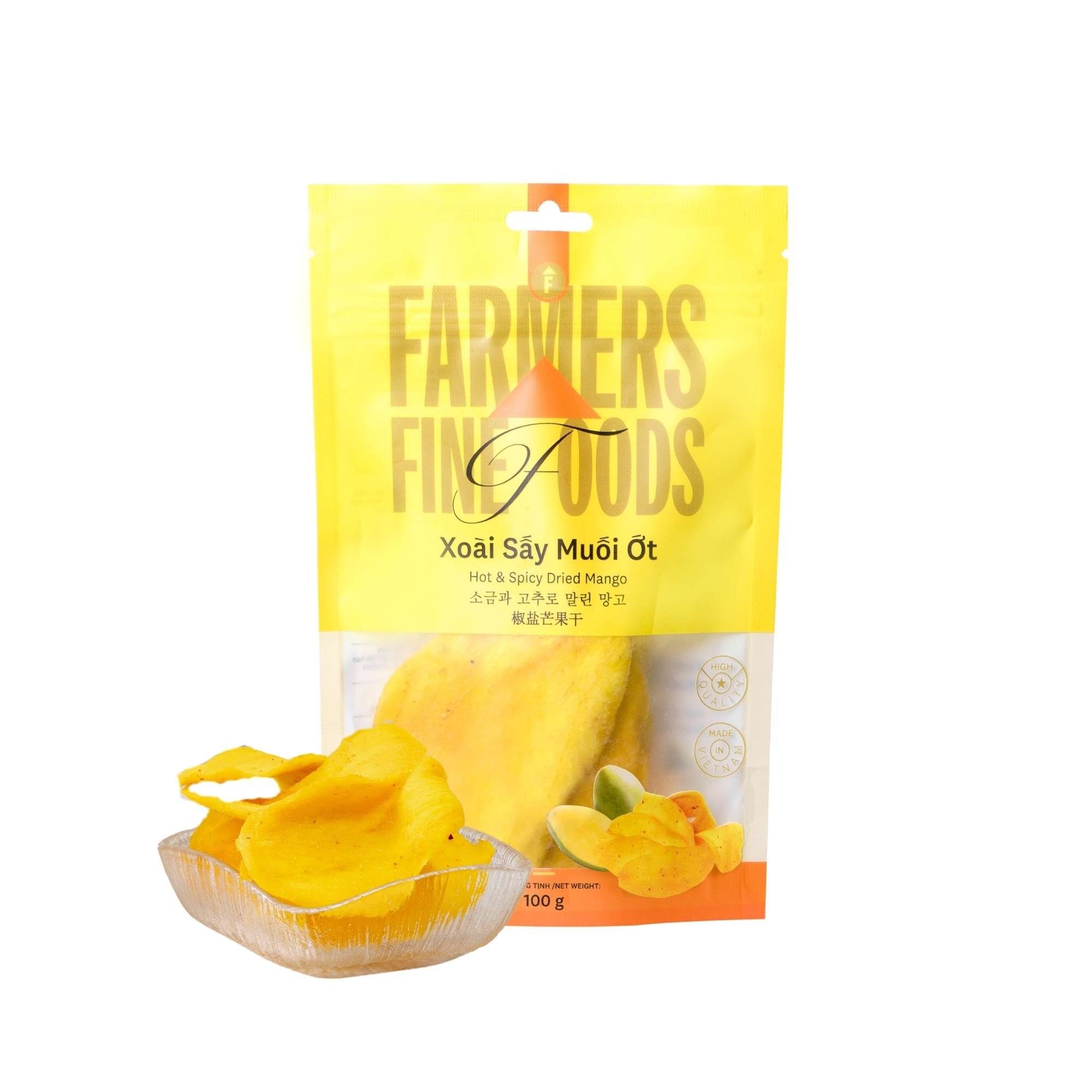  Xoài sấy muối ớt Farmers Fine Foods 100 g 