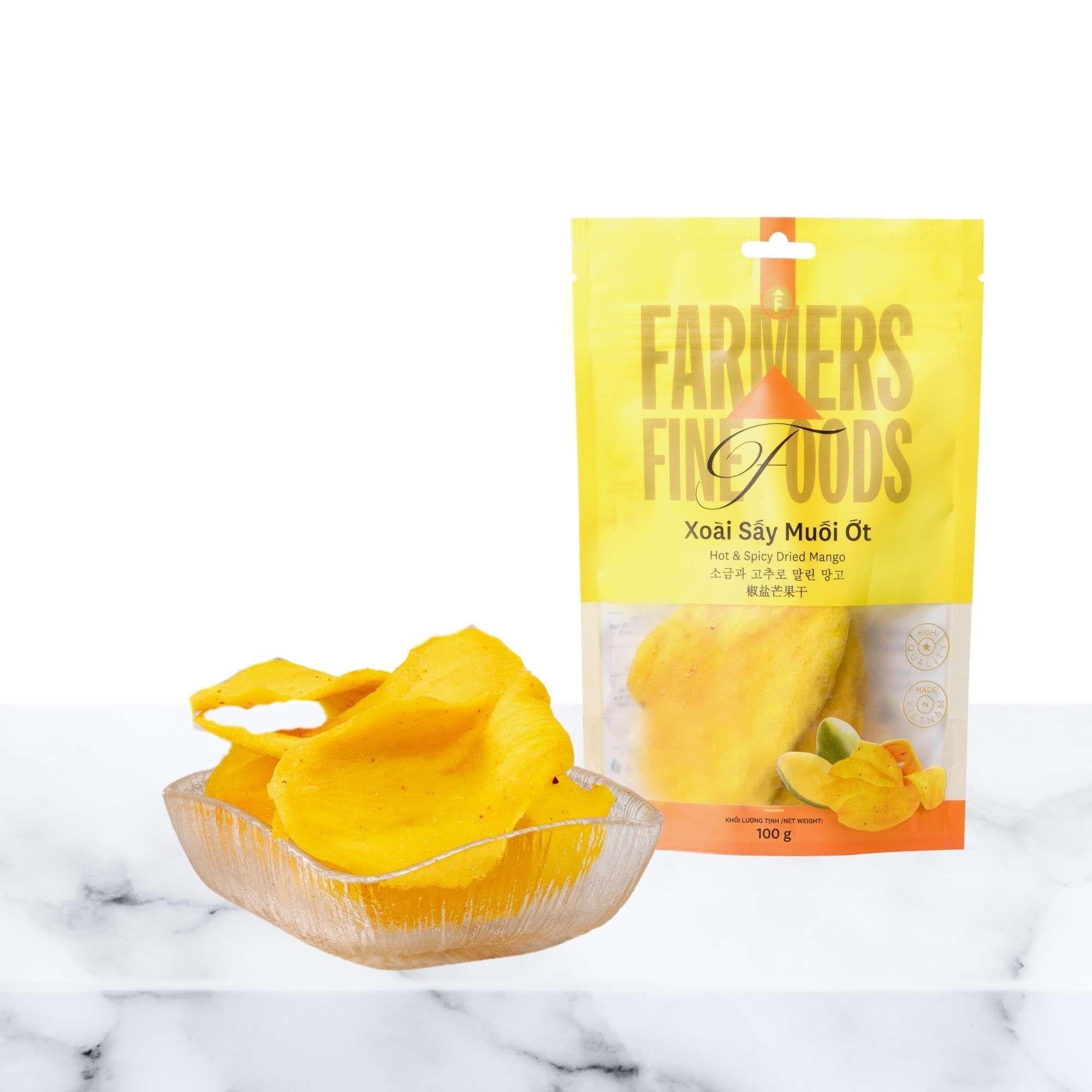  Xoài sấy muối ớt Farmers Fine Foods 100 g 