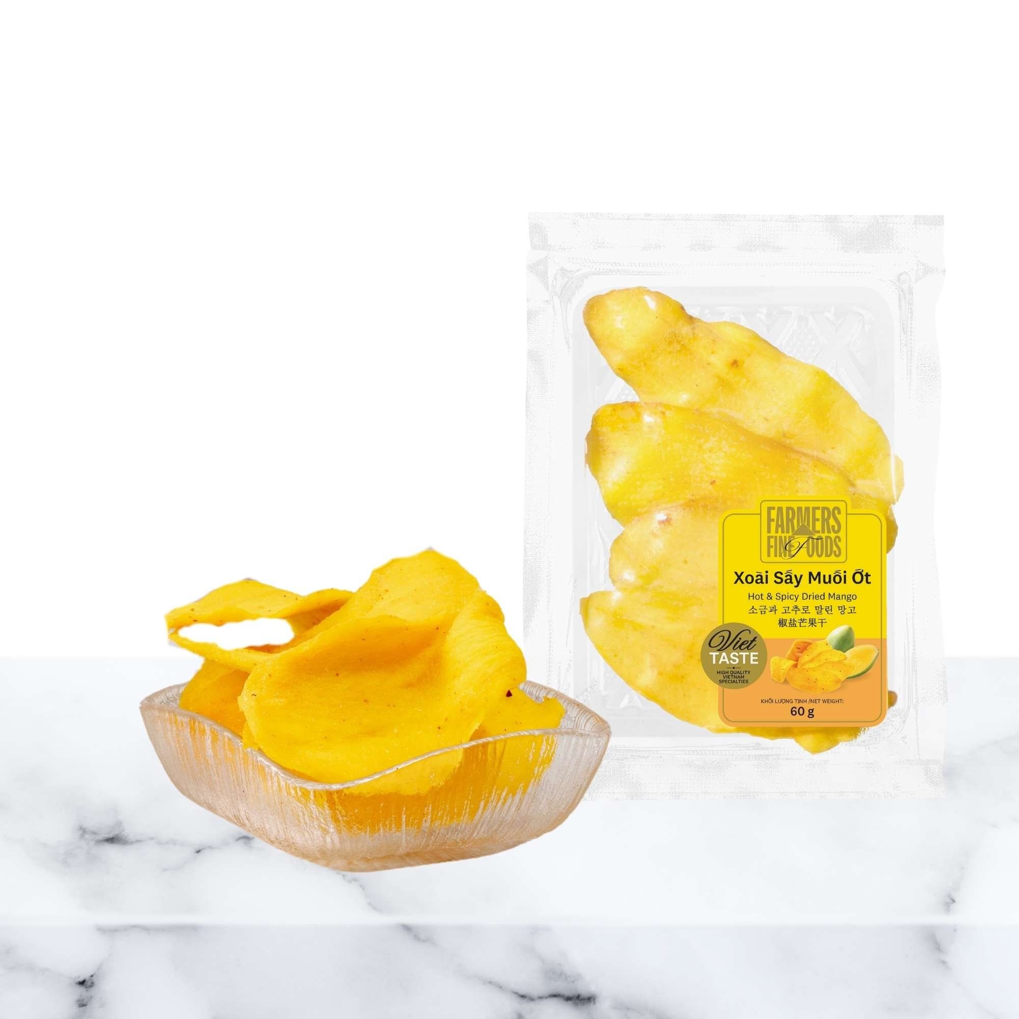  Xoài sấy muối ớt Farmers Fine Foods 60 g 