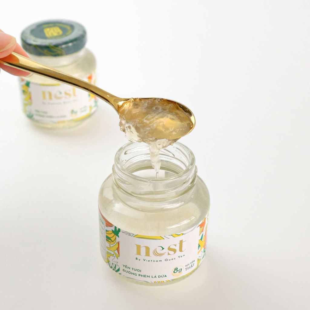  Yến tươi đường phèn lá dứa Việt Nam Quốc Yến 75 ml 