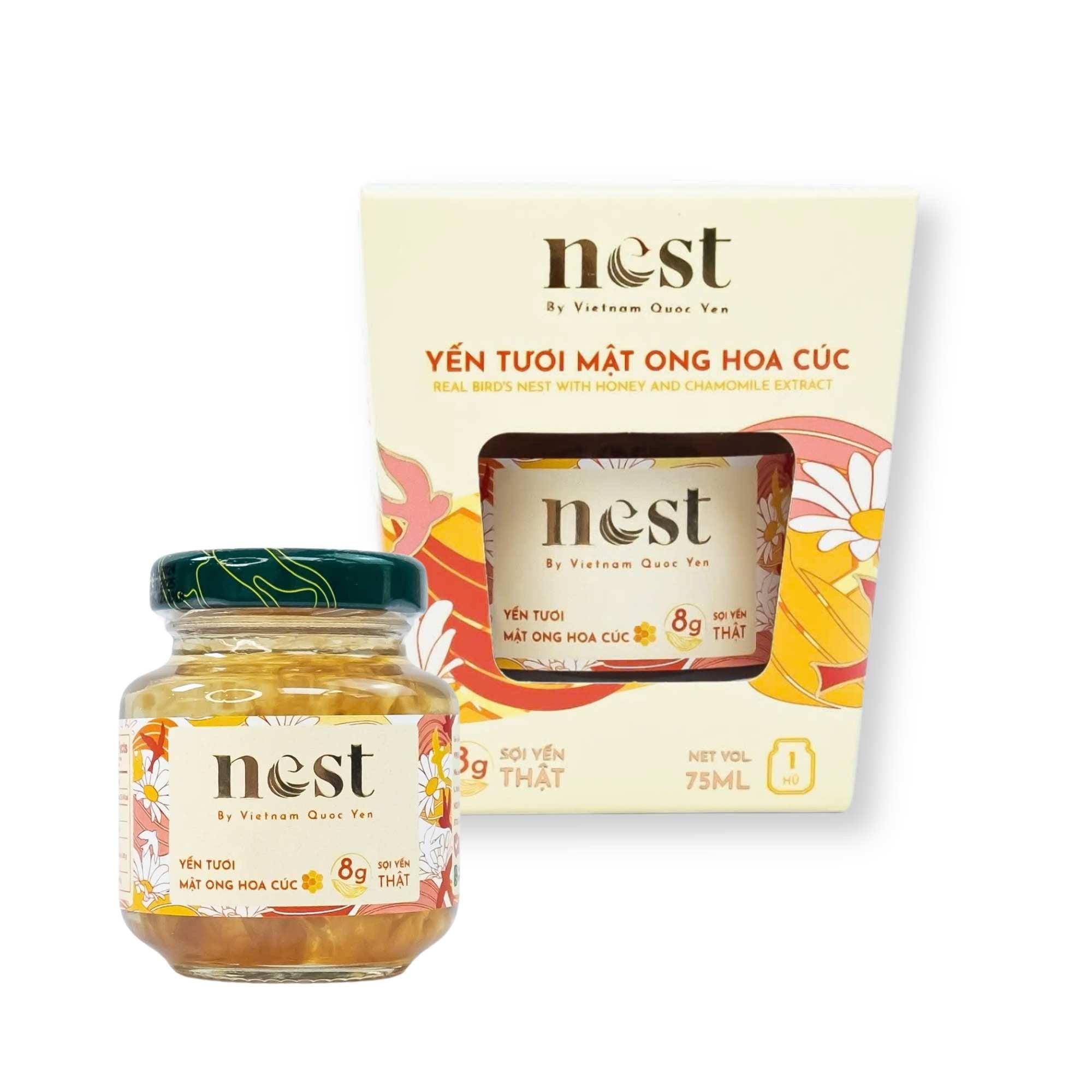  Yến tươi mật ong hoa cúc Việt Nam Quốc Yến 75 ml 