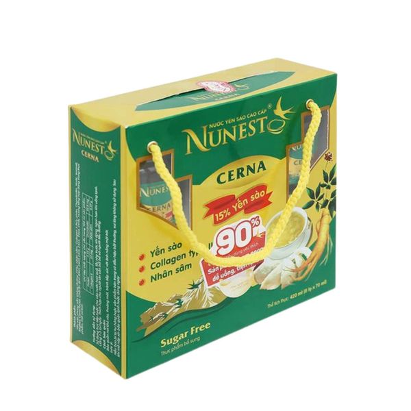 Nước yến sào Cerna Nunest 420 ml (6 hủ/hộp) (I0005639)