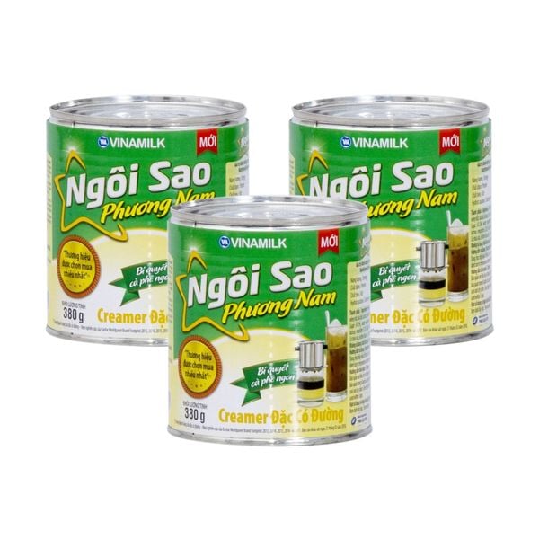 Sữa đặc có đường dạng lon Ngôi Sao Phương Nam Vinamilk 380 g (I0004060)