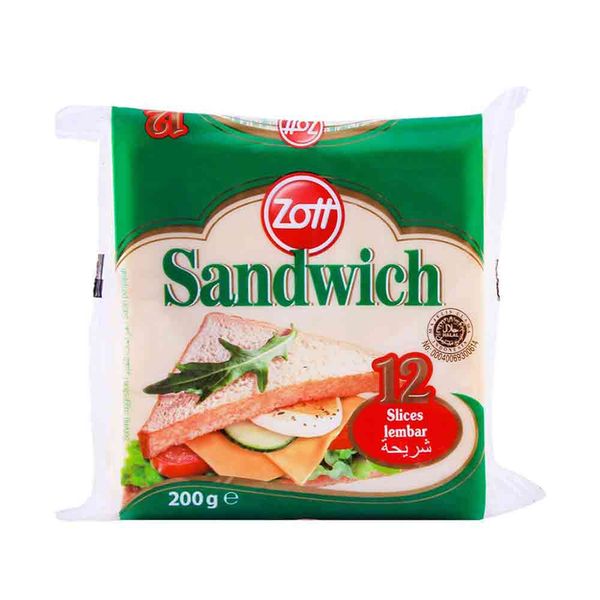 Phomai lát sandwich Zott 200 g